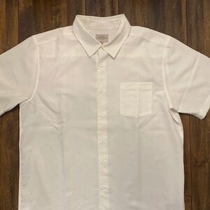 Quicksilver Waterman Collection Mens Size XL Button Up Shirt Blue Comfort Fit